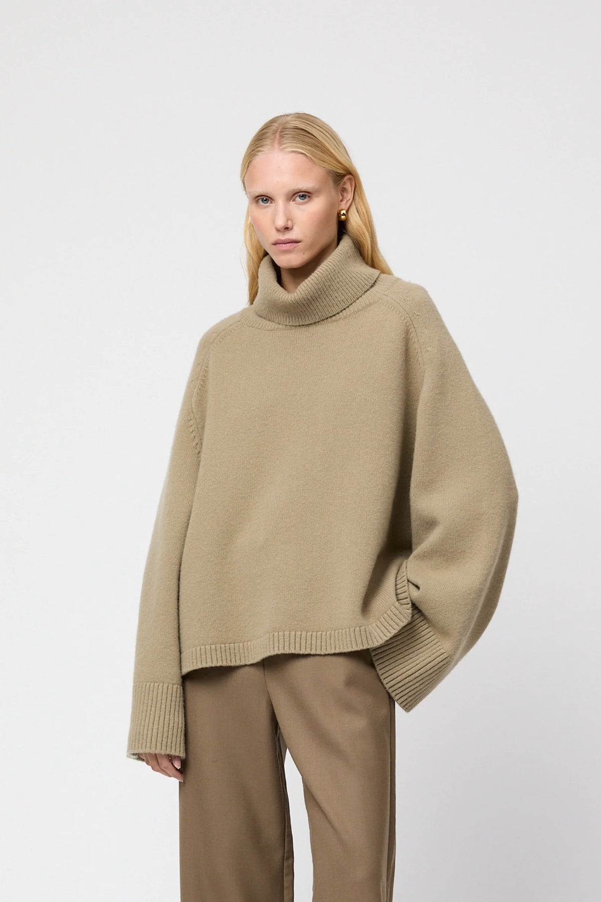 Issa Turtleneck Sweater - Olive