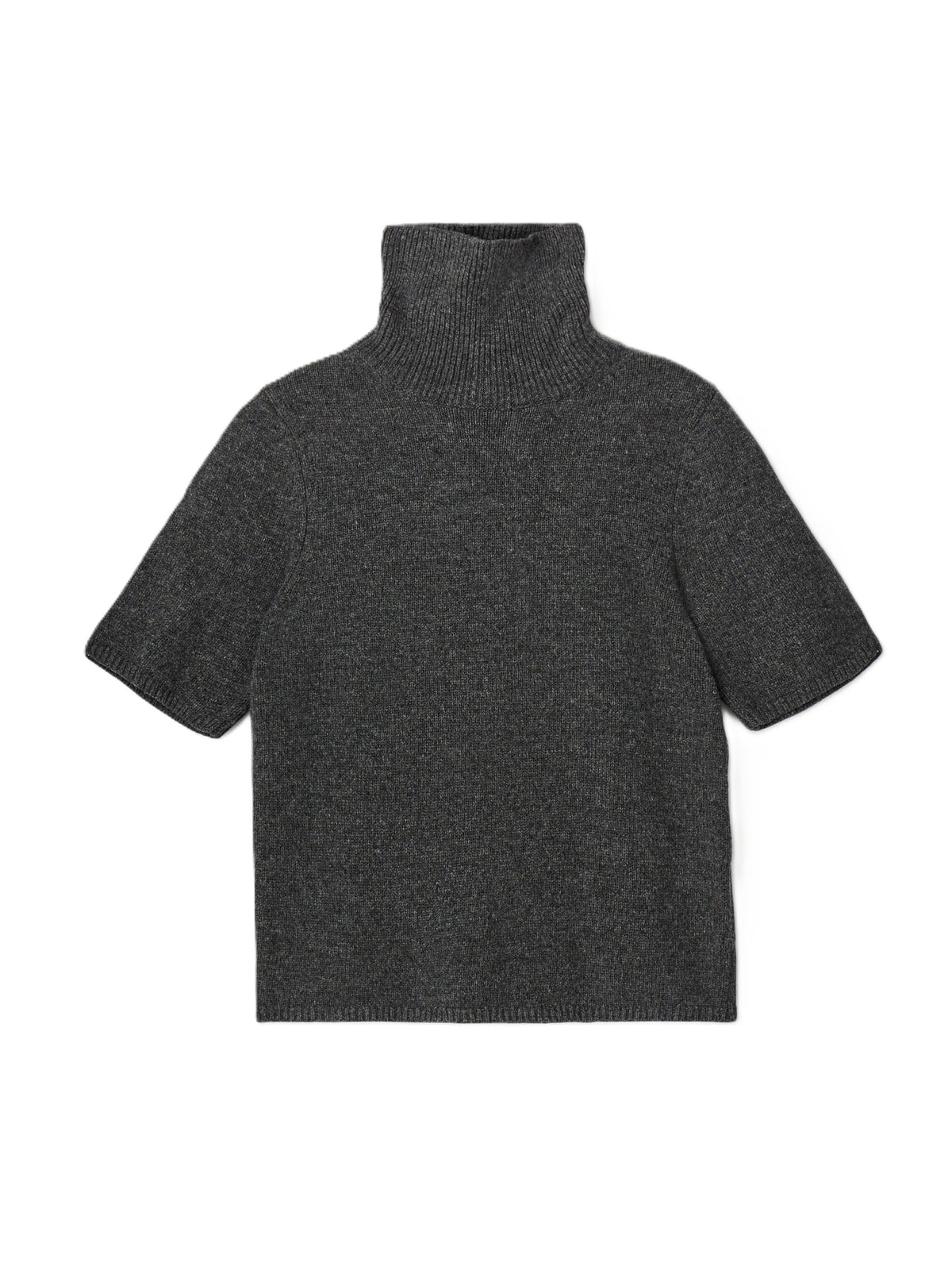 Relaxed Turtleneck Tee - Graphite