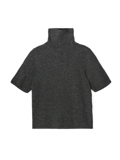 Relaxed Turtleneck Tee - Graphite