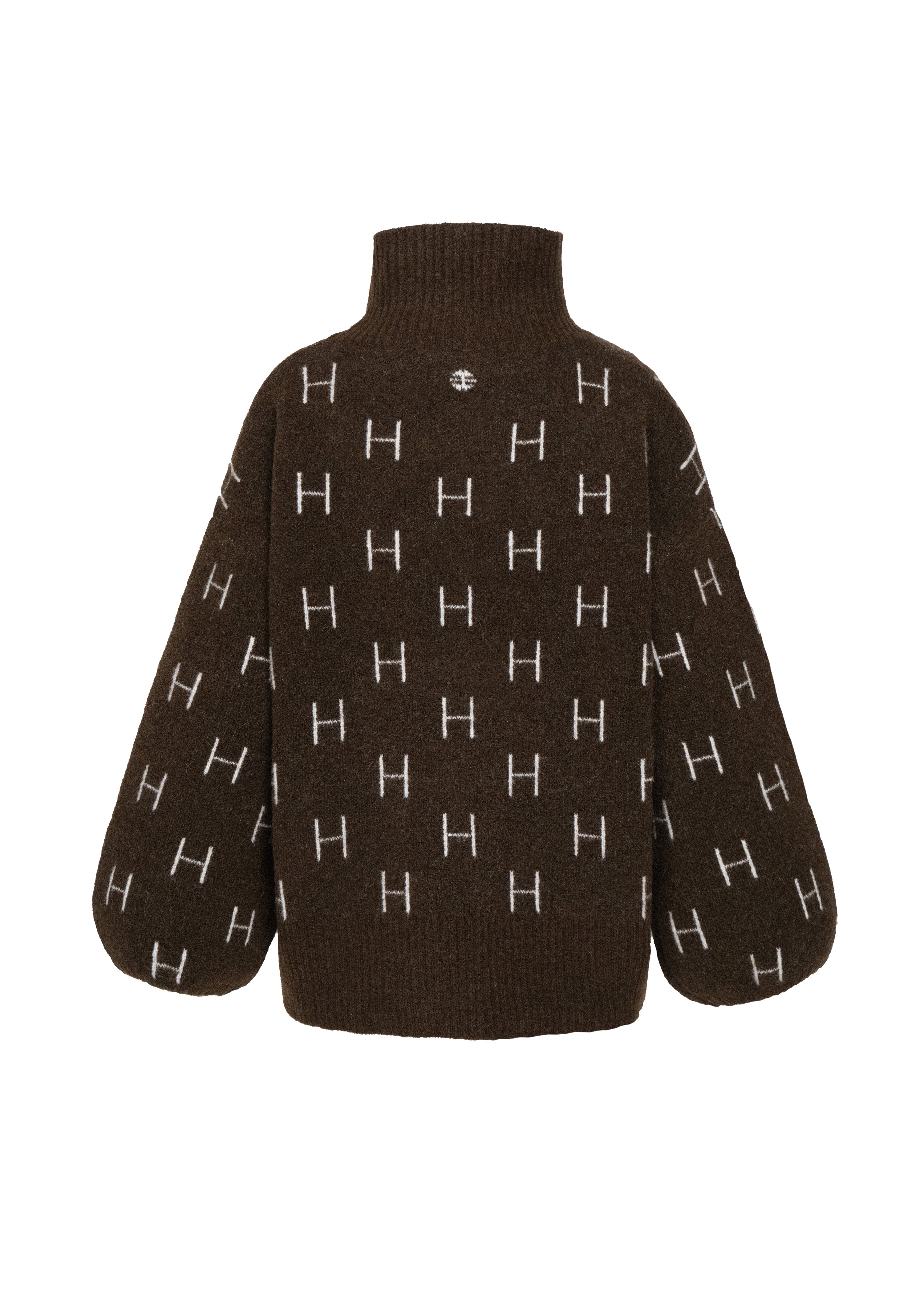 Fam Short Sweater - Dark Earth