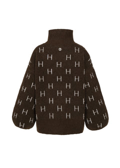 Fam Short Sweater - Dark Earth