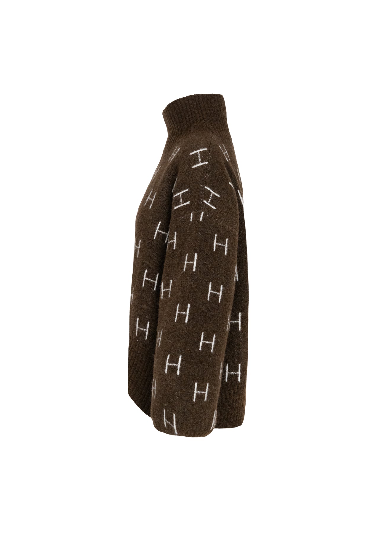 Fam Short Sweater - Dark Earth