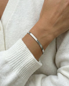 Bone Bracelet - Silver