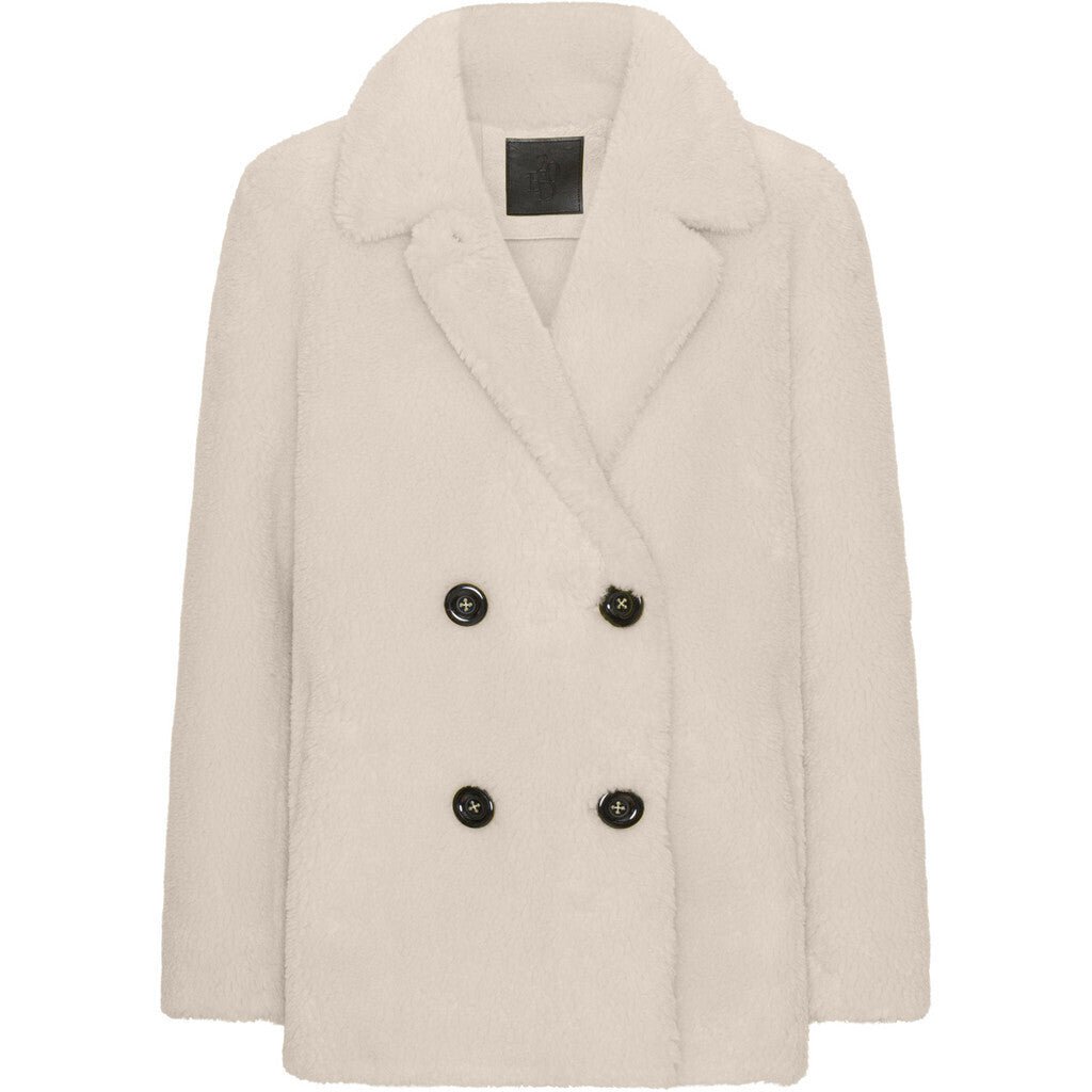 Fiona Short Coat Without Fur - Beige
