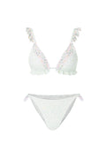 Florence Bikini Top - Floral Mist Mint