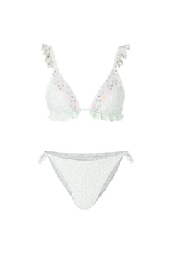 Florence Bikini Bottom - Floral Mist Mint