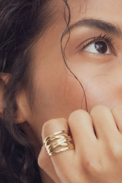 The Flow Ring - Gold