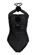 Flower Swimsuit - Black
