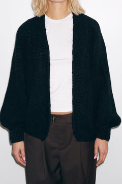Fora Knit Cardigan - Black