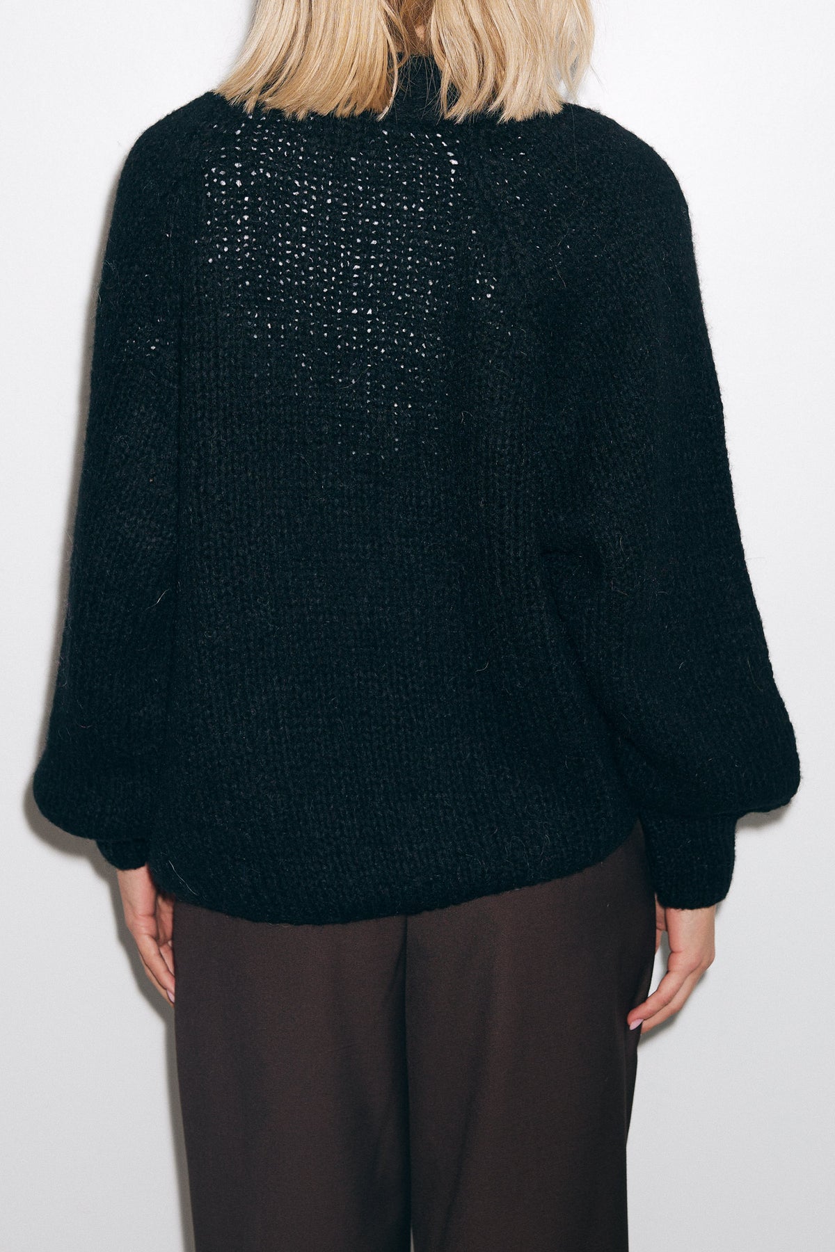 Fora Knit Cardigan - Black