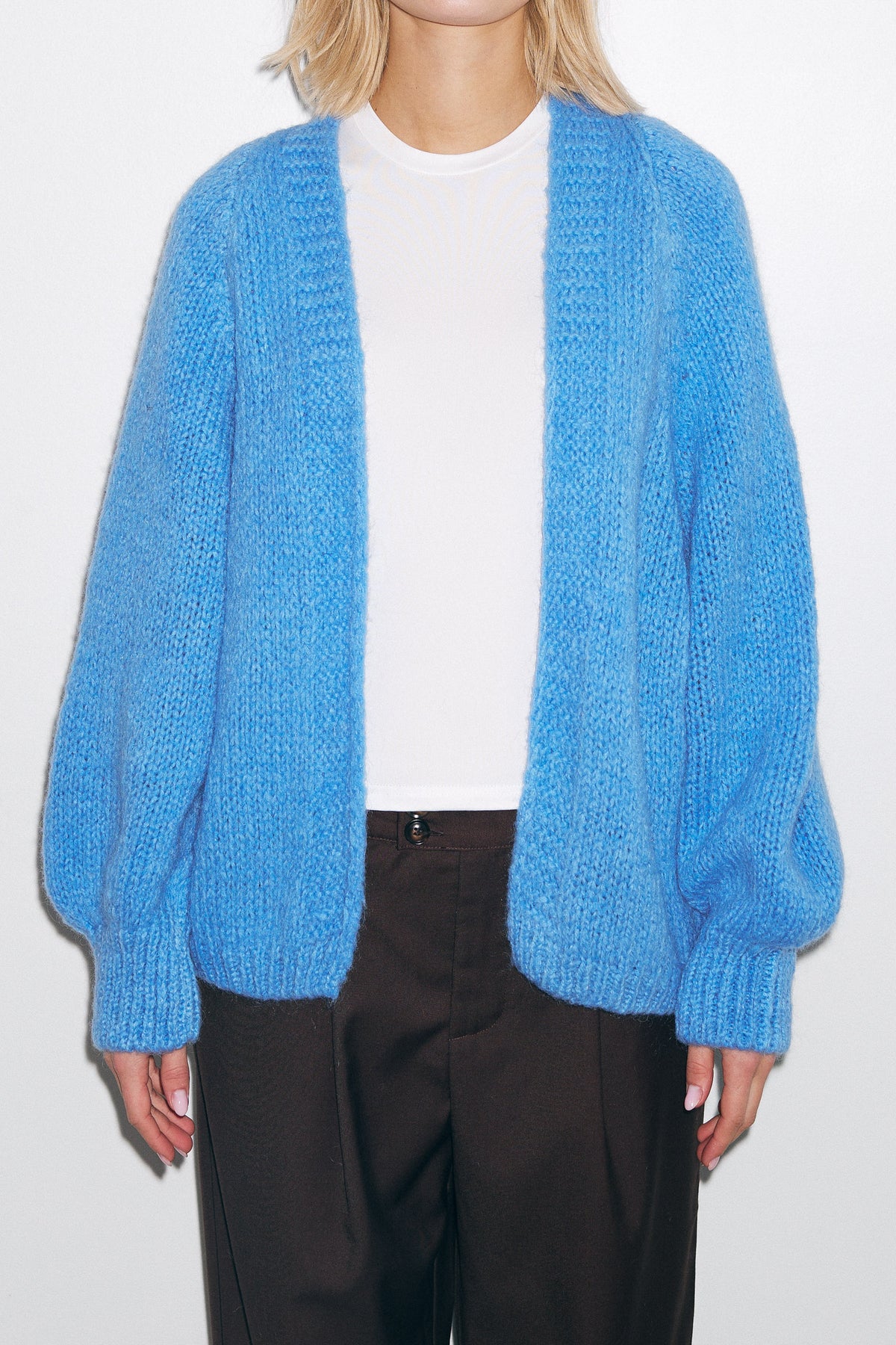 Fora Knit Cardigan - Blue