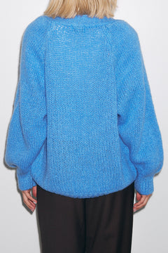 Fora Knit Cardigan - Blue