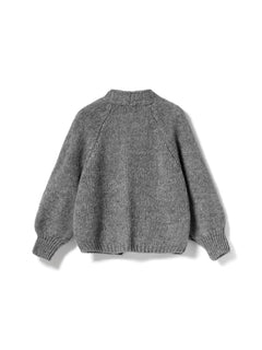 Fora Knit Cardigan - Dark Grey Melange