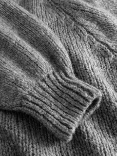 Fora Knit Cardigan - Dark Grey Melange