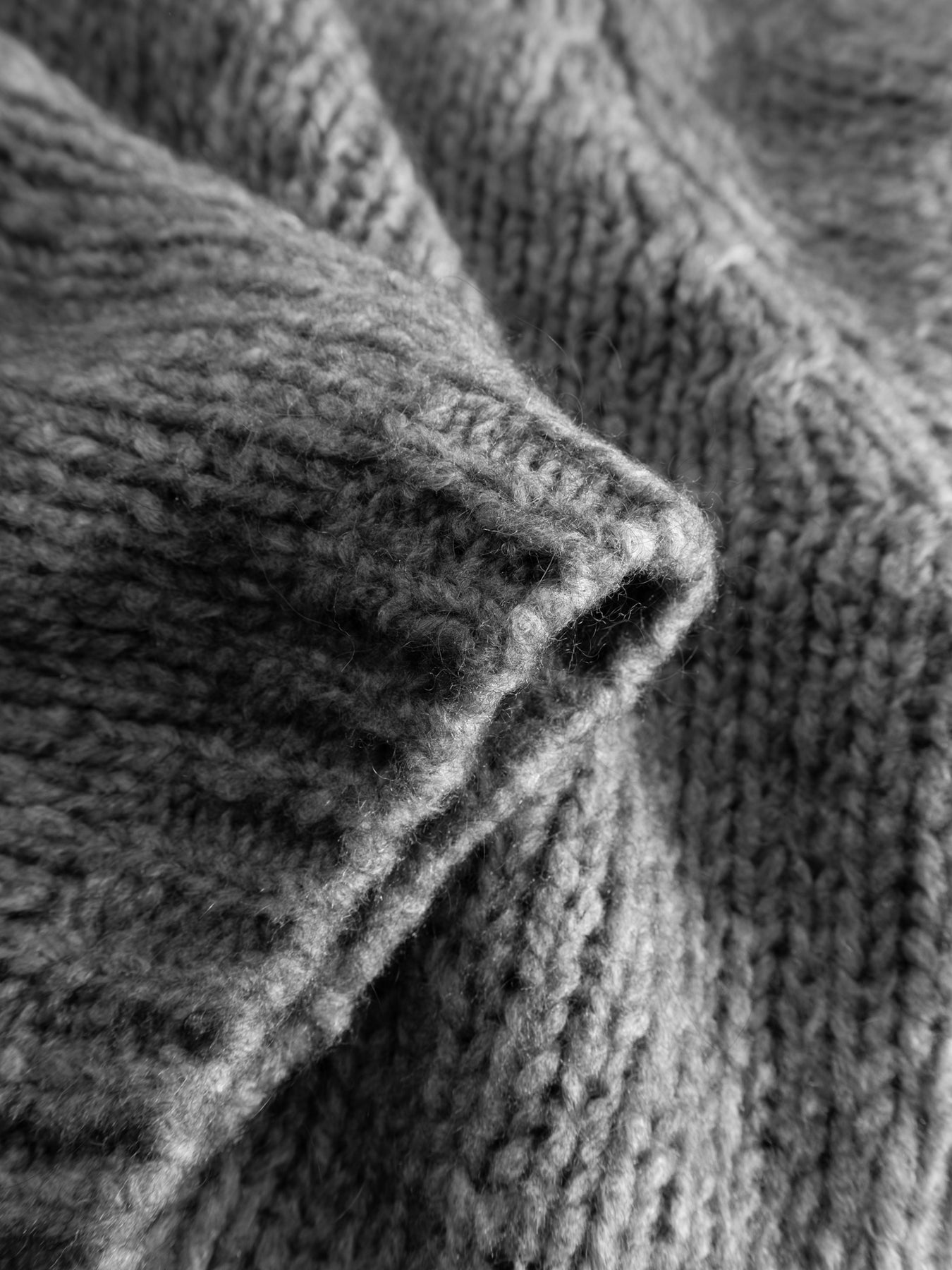 Fora Knit Cardigan - Dark Grey Melange