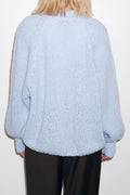 Fora Knit Cardigan - Light Blue