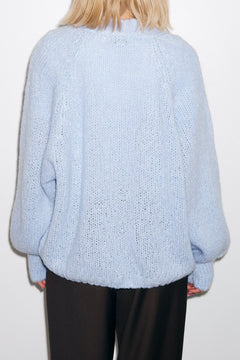 Fora Knit Cardigan - Light Blue