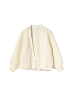 Fora Knit Cardigan - White