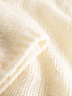 Fora Knit Cardigan - White