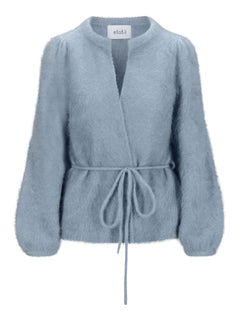 Fredrikke Chunky Cardigan - Denim Blue