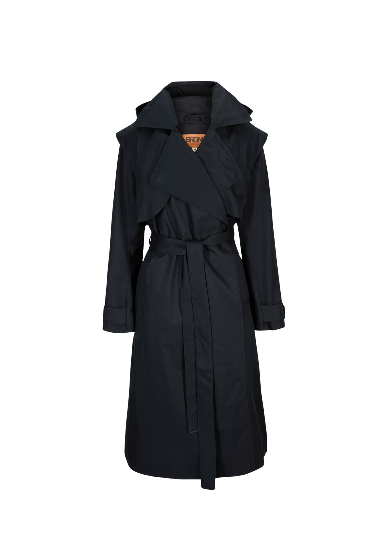 Regndråpe Trench Coat - New Black