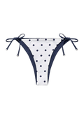 Polka Dot Iliana Reversible Bottom - White/Navy