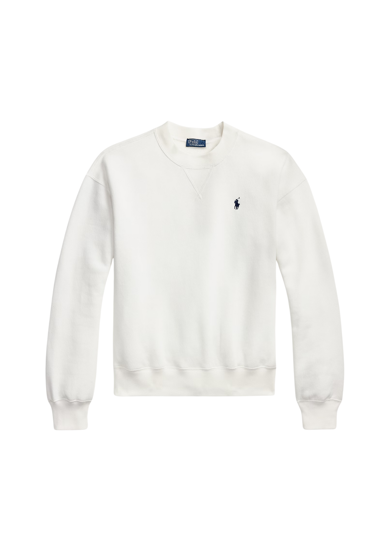 Fleece Crewneck - White