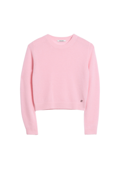 W. Cashmere Crew - Pink