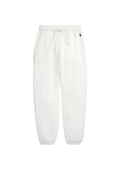 Fleece Drawstring Tracksuit Bottoms - White