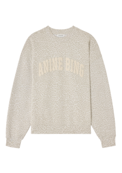 Miles Sweatshirt Anine Bing - Washed White Leopard