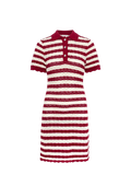 Emery Dress - Berry Stripe