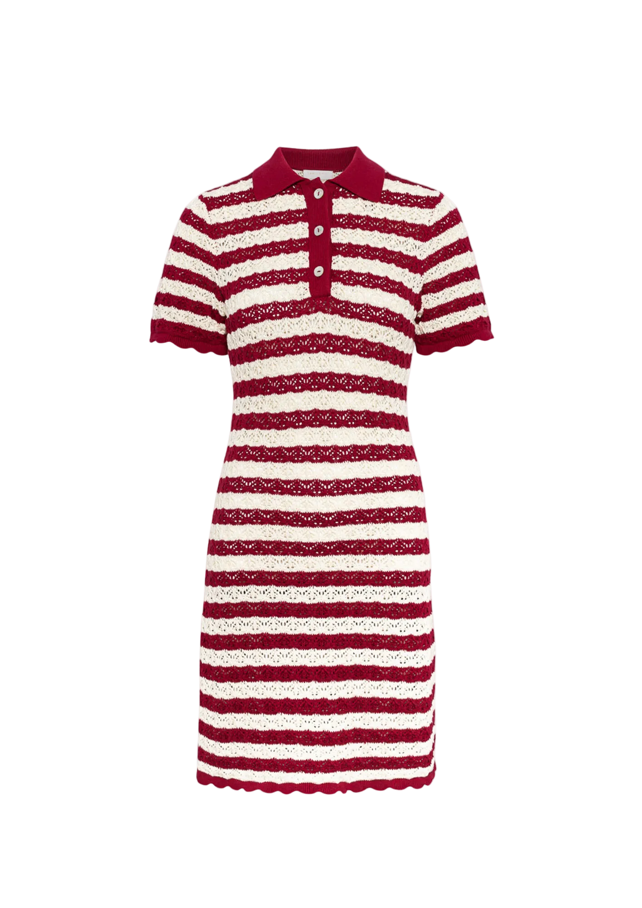 Emery Dress - Berry Stripe