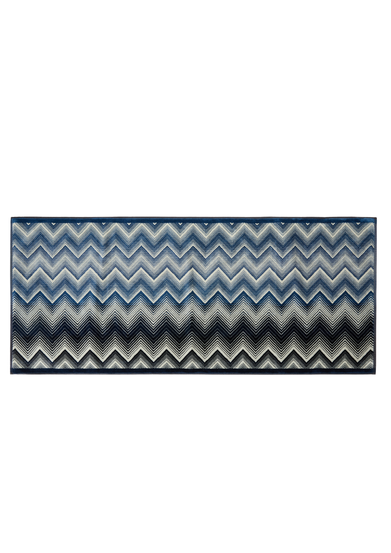 Marea Bath Mat - Blue/White