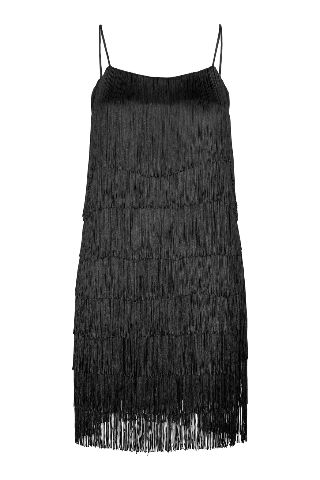 Fringe Dress Black VILLOID