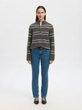 Lulu Ls Knit Half Zip - Medium Grey Melange Lgm