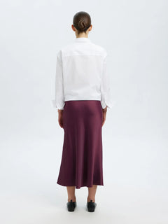 Lena Hw Midi Skirt - Fig