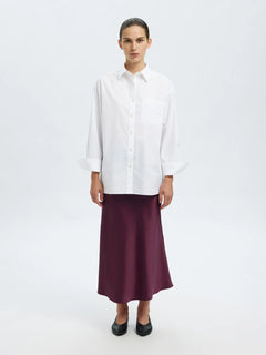 Lena Hw Midi Skirt - Fig