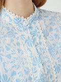 Yasvips Ls Shirt - Clear Sky Vips Print