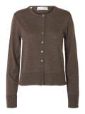 Thea Ls Knit Merino Cardigan - Delicioso