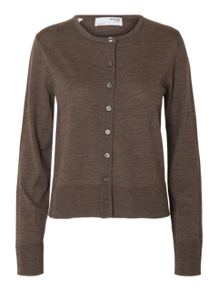 Thea Ls Knit Merino Cardigan - Delicioso