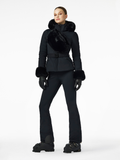 Giselle Ski Jacket Faux - Black