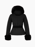 Giselle Ski Jacket Faux - Black