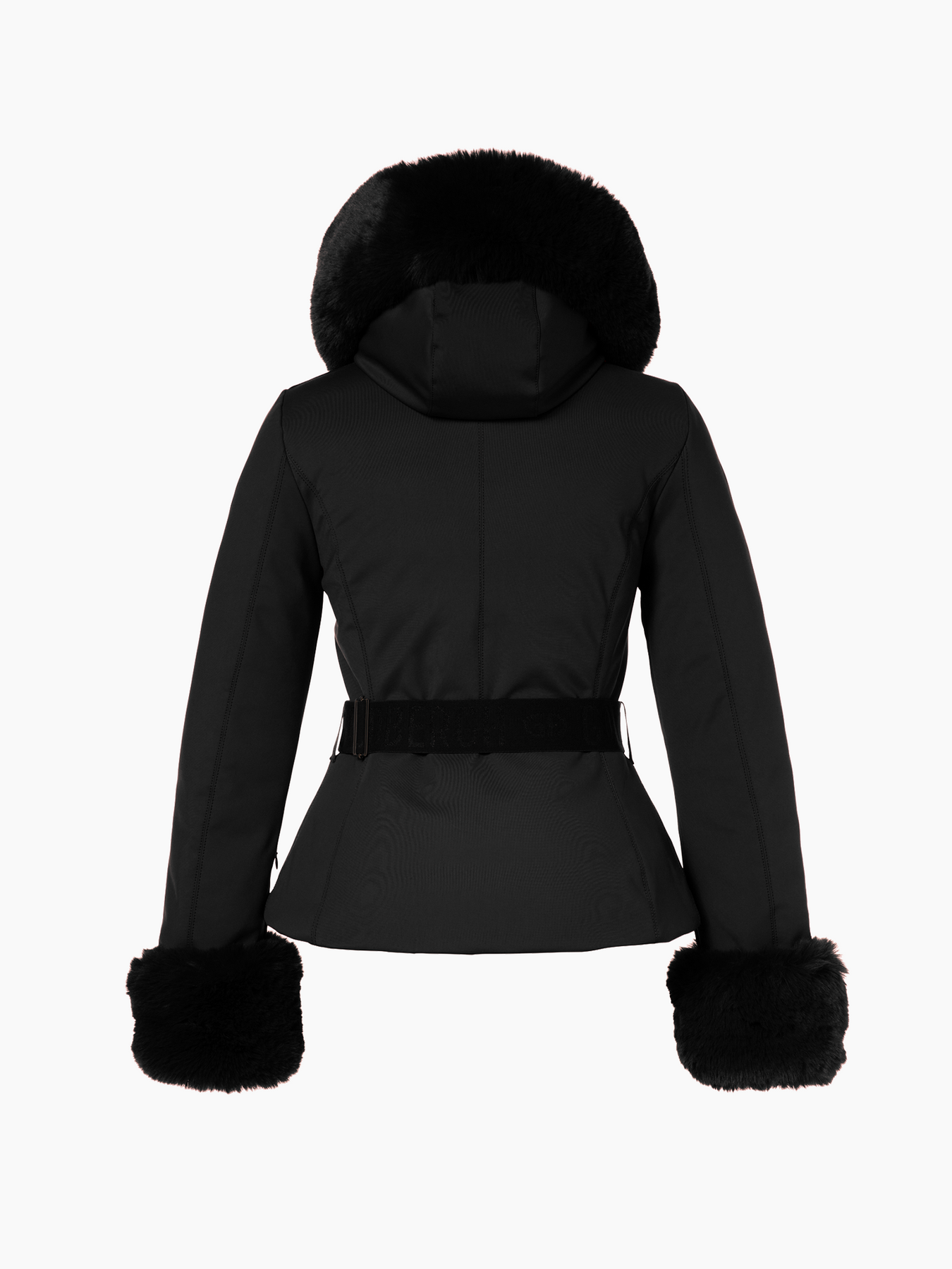 Giselle Ski Jacket Faux - Black