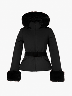 Giselle Ski Jacket Faux - Black