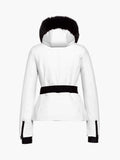 Hida Ski Jacket Faux Border - White