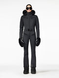 Parry Ski Jumpsuit Faux Border - Black