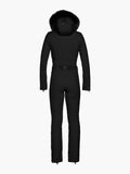 Parry Ski Jumpsuit Faux Border - Black
