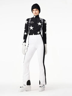 Galactique Ski Pully - Black/White