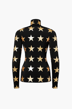 Lunaria Ski Pully - Black/Gold