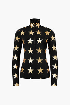 Lunaria Ski Pully - Black/Gold